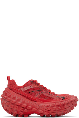 Red Bouncer Sneakers by Balenciaga on Sale