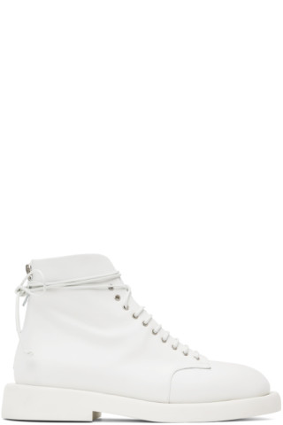 White Gomme Gommello Boots by Marsèll on Sale