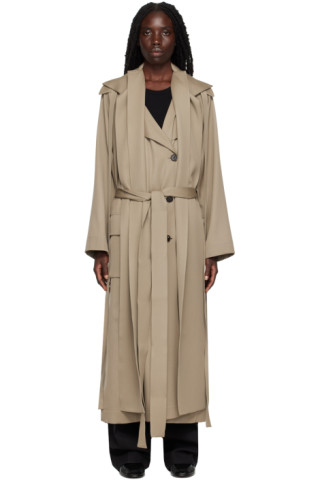 The Row: Beige Adva Trench Coat | SSENSE