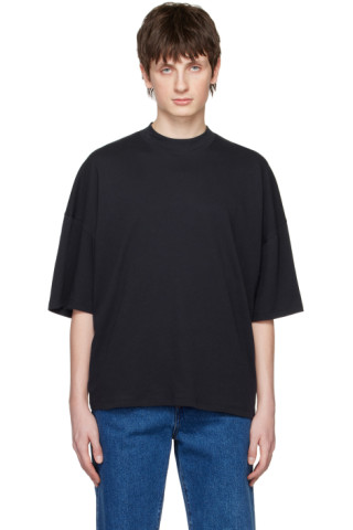 The Row: Navy Dustin T-Shirt | SSENSE