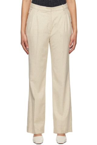 【関税込み】The Garment ベージュ Taranto トラウザーズ 231364F087002_1.jpg