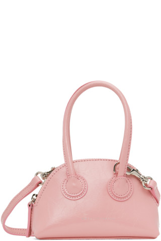 Marge Sherwood Pink Crinkled Bessette Bag