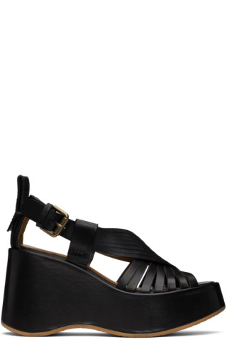 【関税込み】See by Chloe ブラック Thessa ヒールサンダル See by Chloéのブラック Thessa ヒールサンダルがセール中