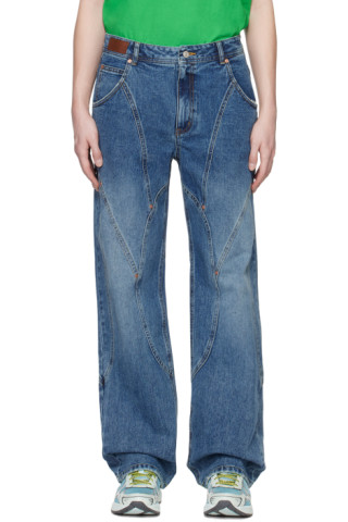 Andersson Bell: Blue Brick Jeans | SSENSE