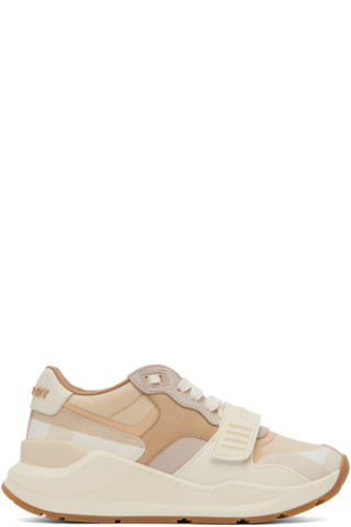 Burberry - Beige Check Sneakers