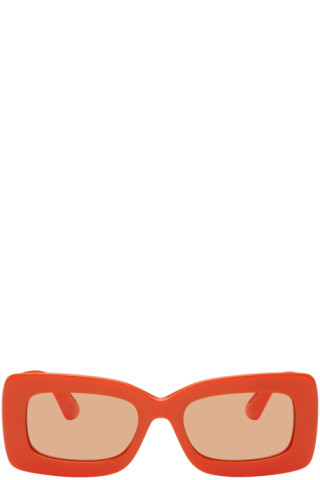 Burberry: Orange Astrid Sunglasses | SSENSE
