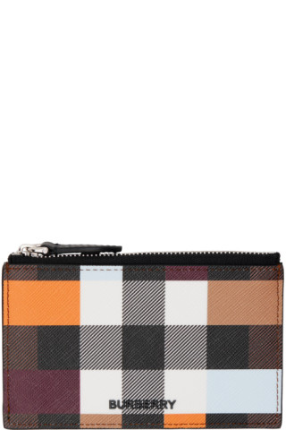 BURBERRY Burberry 8052798 business card holder DARK BIRCH BROWN brown  multicolor men