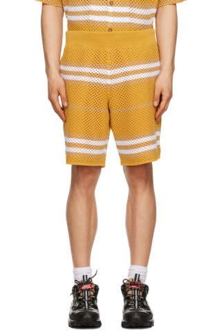 Edgar Shorts | Yellow/Blue Stripe
