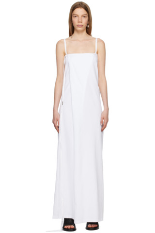 White Kathalena Maxi Dress by Ann Demeulemeester on Sale