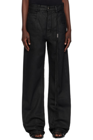 Black Claire Jeans by Ann Demeulemeester on Sale