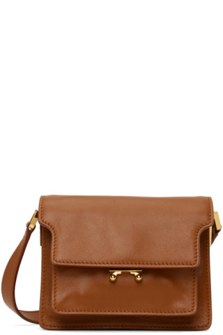 Brown Trunk Soft Mini Bag by Marni Accessories for $230