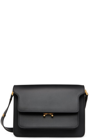 Trunk leather crossbody bag Marni Black in Leather - 33082786