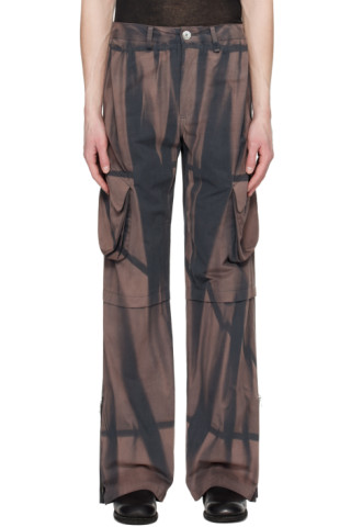 JiyongKim Sun-Bleached Trousers カーゴパンツ