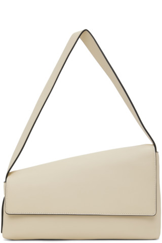 Asymmetrical Shoulder/Sling Bag in White – Acute Originals