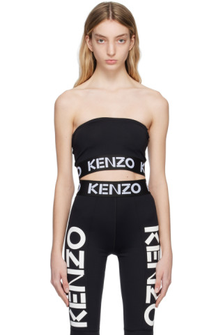 Kenzoのブラック Kenzo Paris Short Bandeau チューブトップがセール中