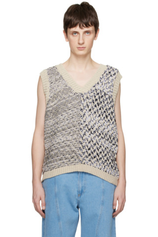 Henrik Vibskov: Beige Half Vest | SSENSE