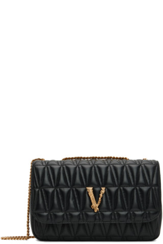 Versace: Black Virtus Bag