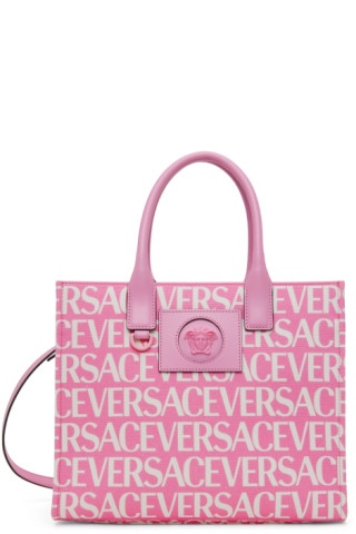 Versace Small Allover Tote Bag