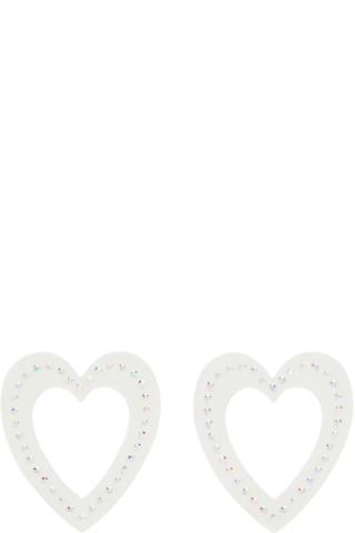 【関税込み】Safsafu トランスペアレント Big Heart ピアス Safsafuのトランスペアレント Big Heart ピアスがセール中