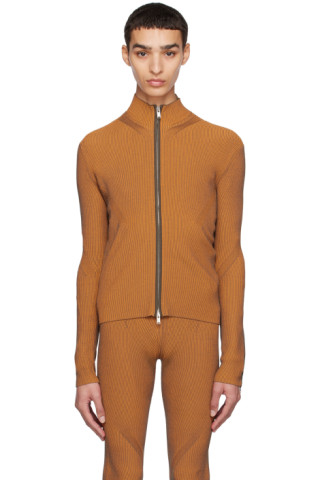 【関税込み】Dion Lee オレンジ アングルリブ セーター 231417M202003_1.jpg