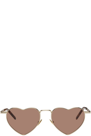 YSL New Wave SL 301 Loulou sunglasses gold
