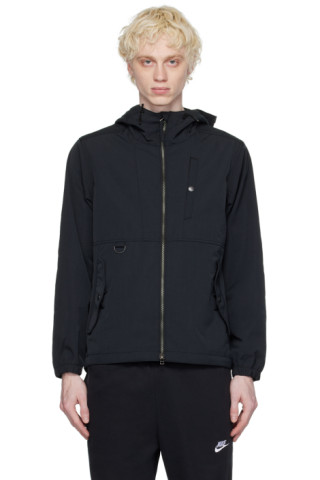 Black Weather Cloth Jacket by Snow Peak on Sale
