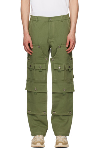 Khaki Convertible Double Knee Cargo Pants by TOMBOGO™ on Sale Khaki Convertible Double Knee Cargo Pants by TOMBOGO™ on Sale