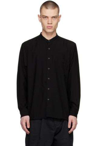 SOPHNET.: Black Button Up Shirt | SSENSE