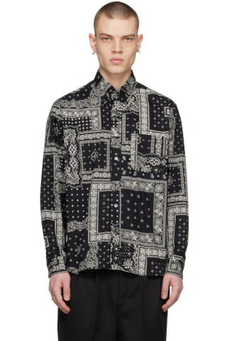 SOPHNET.: Black Big BD Shirt | SSENSE