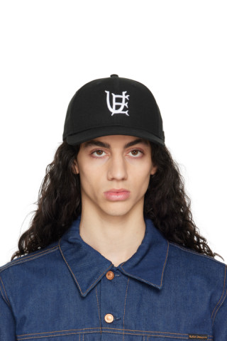 Black New Era Edition 9Fifty Cap by Uniform Experiment on Sale