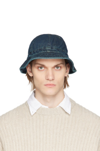 RRL: Blue Daisy Mae Bucket Hat | SSENSE