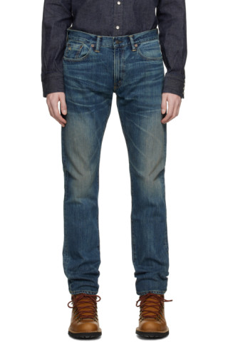 Blue Belgrade Jeans by RRL on Sale