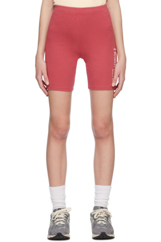 【関税込み】Sporty & Rich レッド Health Club ショートパンツ Sporty & Richのレッド Health Club ショートパンツがセール中