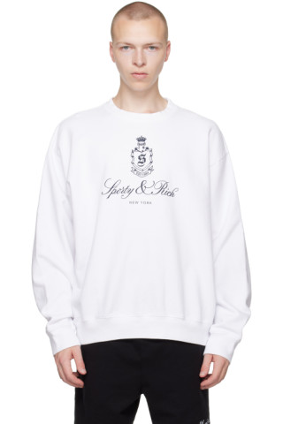 Sporty & Rich: White Vendome Sweatshirt | SSENSE