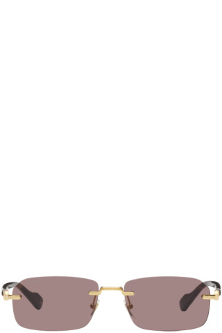 white and gold gucci sunglasses