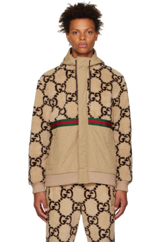 Gucci: Brown GG Jacket | SSENSE