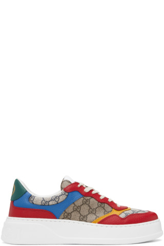 Gucci: Multicolor GG Sneakers | SSENSE