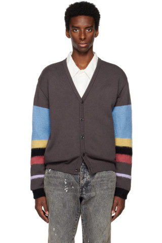 トップス Awake NY Mohair ombre striped cardigan M Buy Awake NY Mohair Ombre Striped Cardigan 'Fuchsia' - AWK