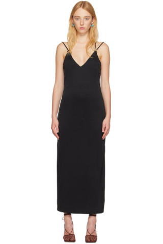 THIRD FORM: Black Form Cross Back Midi Dress | SSENSE