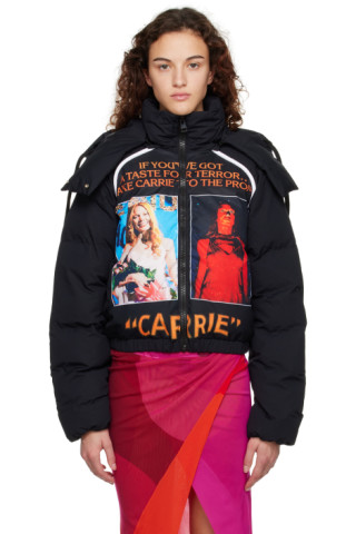 ジャケット・アウター JW ANDERSON Sleeveless Puffer Coat Black Poster Puffer Jacket by JW Anderson on Sale