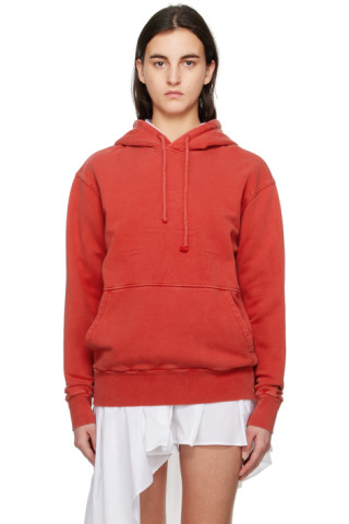 AOP Monogram Hoodie in Red