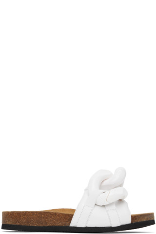 White Chain Slides by JW Anderson on Sale