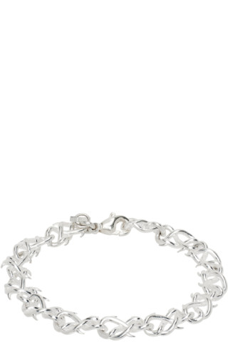 Hatton Labs H Logo Chain-Link Bracelet - Silver