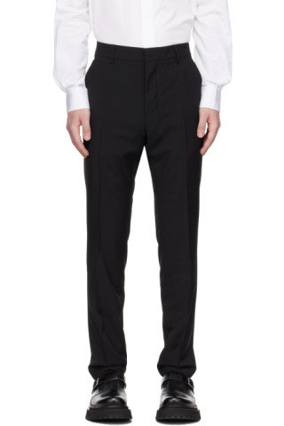 パンツ Ami Cigarette Trousers Black Cigarette Fit Trousers by AMI Paris on Sale