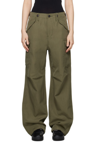 Khaki Eiger Sanction Trousers by visvim on Sale