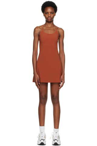 Brown 'The Exercise' Dress by Outdoor Voices on Sale