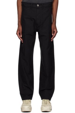 visvim: Black Carpenter Trousers | SSENSE