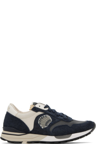 Navy Roland Jogger Sneakers by visvim on Sale