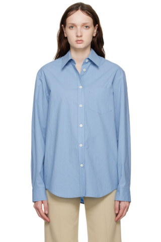 System: Blue Patch Pocket Shirt | SSENSE