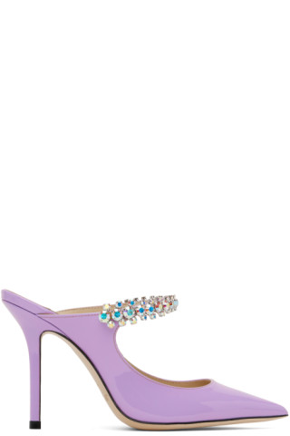 Purple Bing 100 Heels by Jimmy Choo on Sale